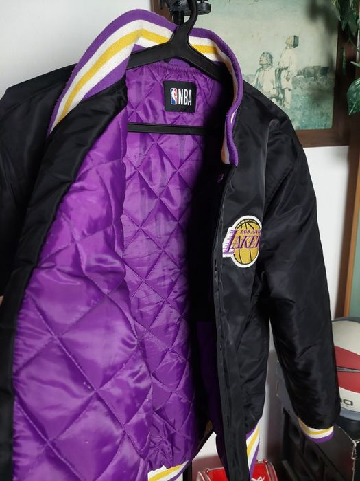 Kurtka bejsbolówka Los Angeles Lakers NBA