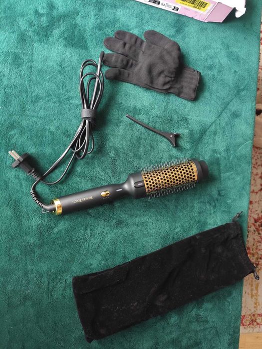 Złota Szczotka Termiczna 45mm – Objętość i Gładkość w Minutę!