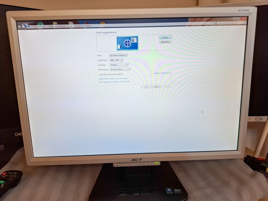 Monitor komputerowy Acer 22" AL2216W - bdb stan