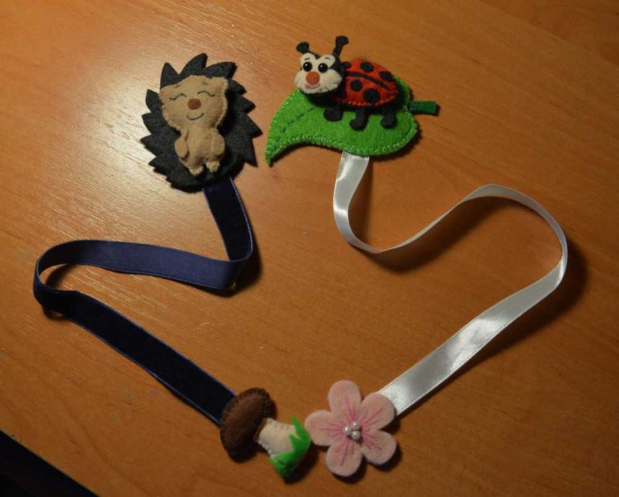 Закладки для книг дитячі ручна робота