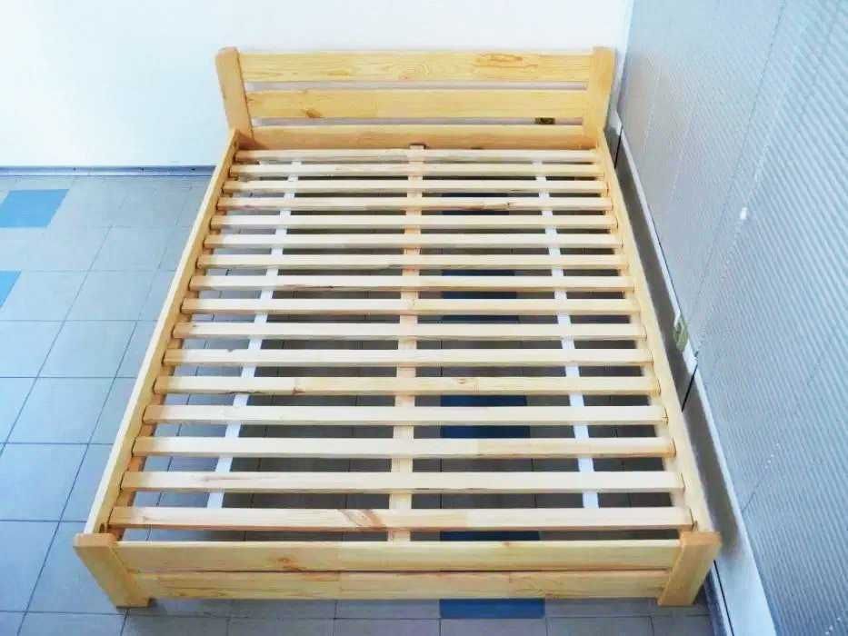 Кровать Двуспальная Деревянная Рич массив дерева. Кровать деревянная