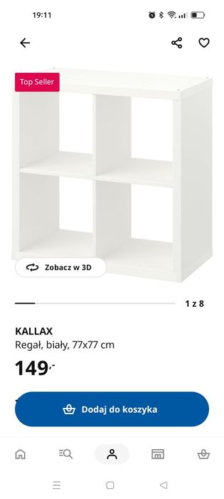 Regał Kallax 77x77