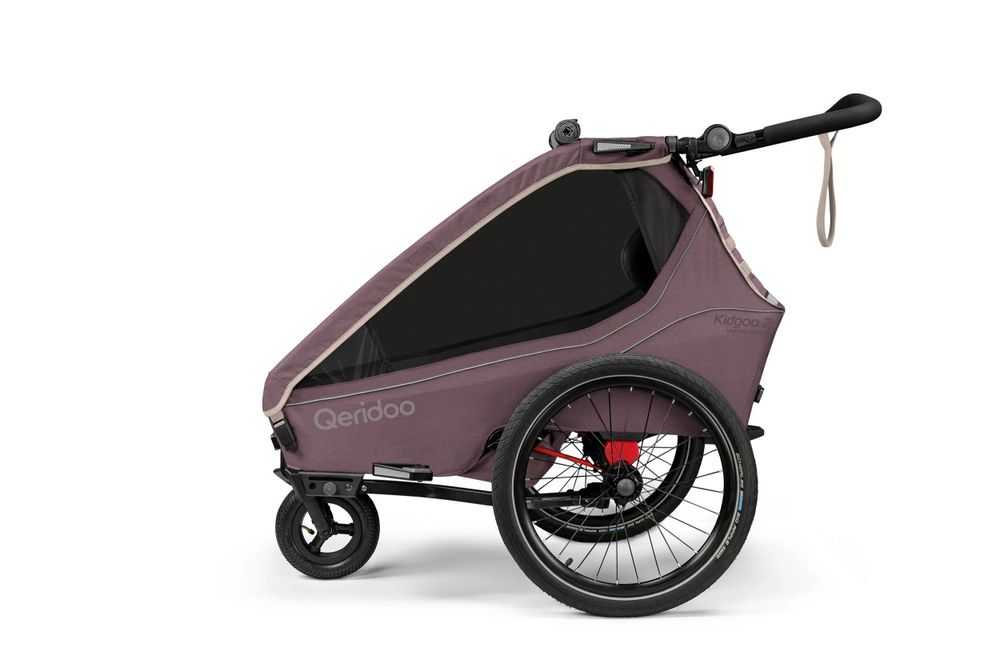 Qeridoo Kidgoo 2 wozek bliźniacza przyczepka rowerowa