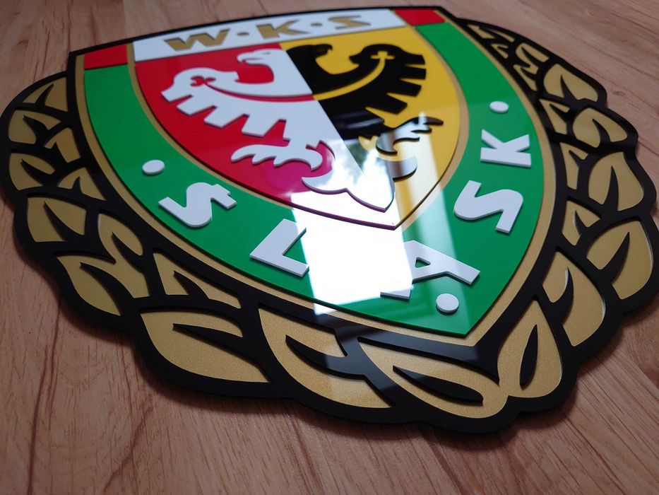 Śląsk Wrocław na ścianę do domu prezent na święta dla chłopaka męża