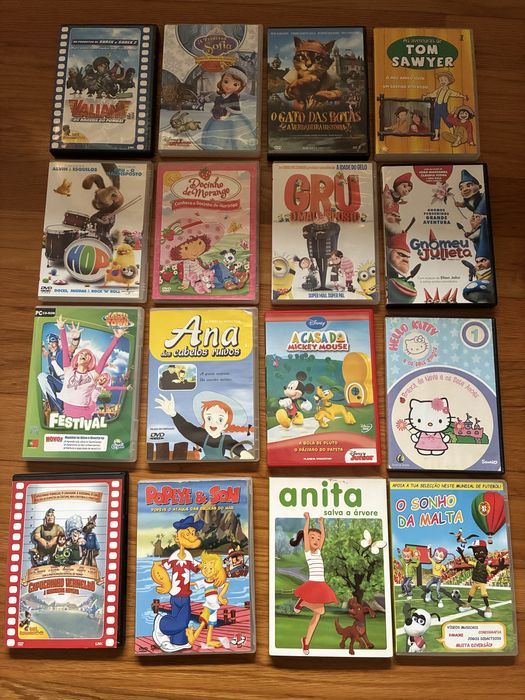 Vários DVDs para crianças!