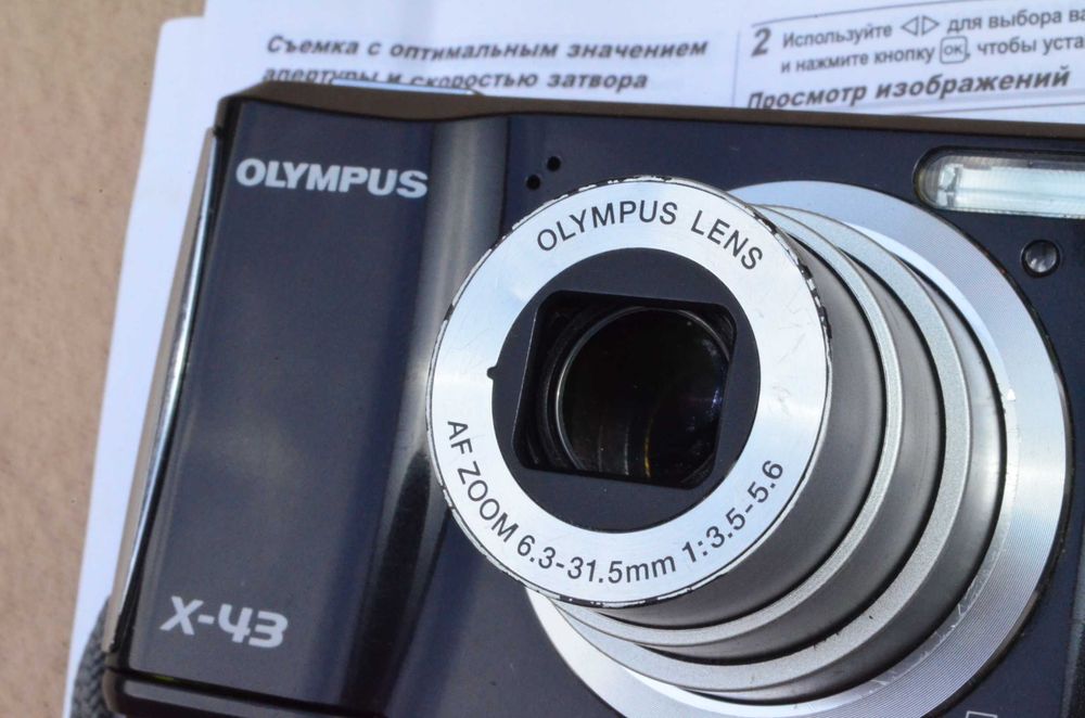 Olympus X43 (FE47) со стабилизацией изображения мыльница цифровик 2009 рабочий