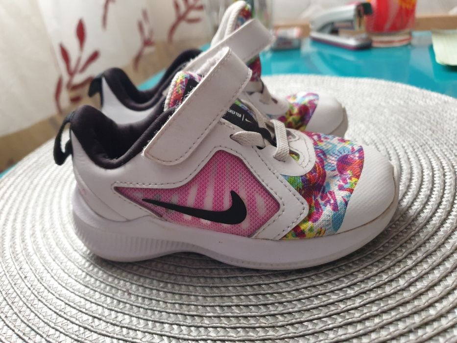 Nike Buty 22 Downshifter 10 Fable Dziecięce Białe
