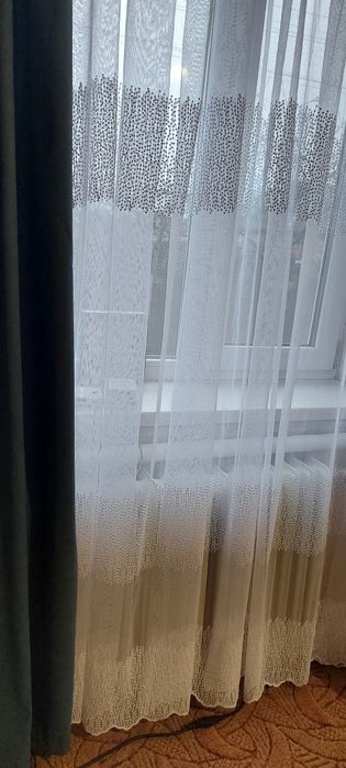 Тюль на бамбуковій основі ширина 11 метрів висота 3м