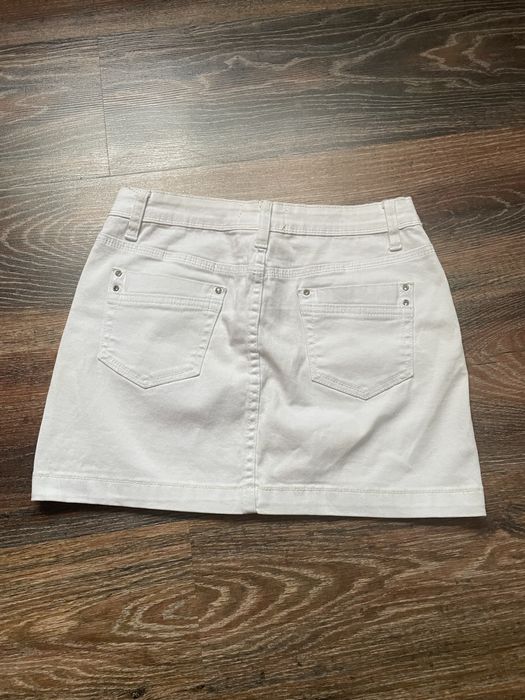 Джинсова міні спідниця