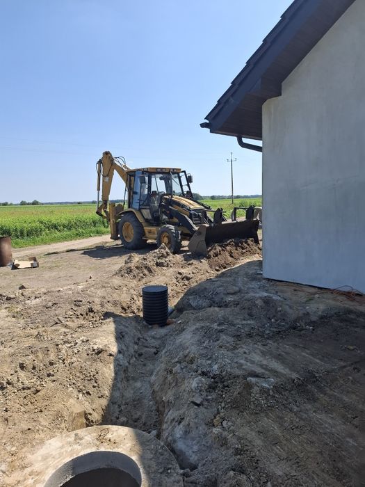 Usługi koparko ładowarką.
