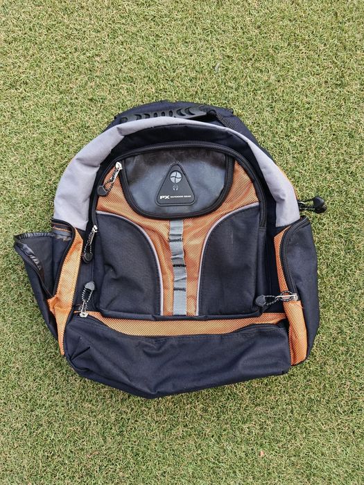 Mochila PX Outdoor Gear Preta/Laranja | PX Outdoor Gear Backpack Black/Orange