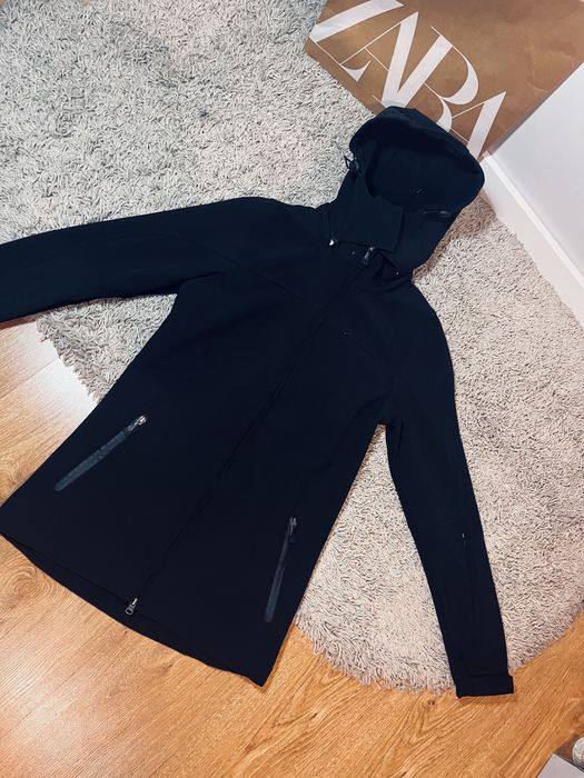Damska czarna kurtka trekkingowa okay rozm xs softshell