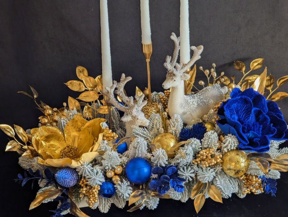 Новорічні композиції до свят (на подарунок) Зимовий новорічний декор