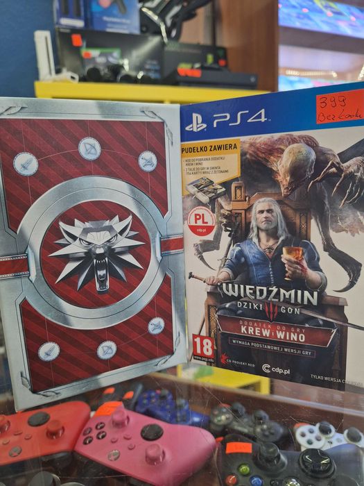 Wiedźmin 3 Dziki Gon Krew I Wino PS4, BDB, Sklep Centrum Grania