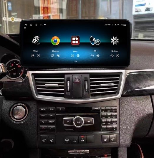 Tela 6/64GB Mercedes W212 Android 14 + GPS + Carplay sem fios.