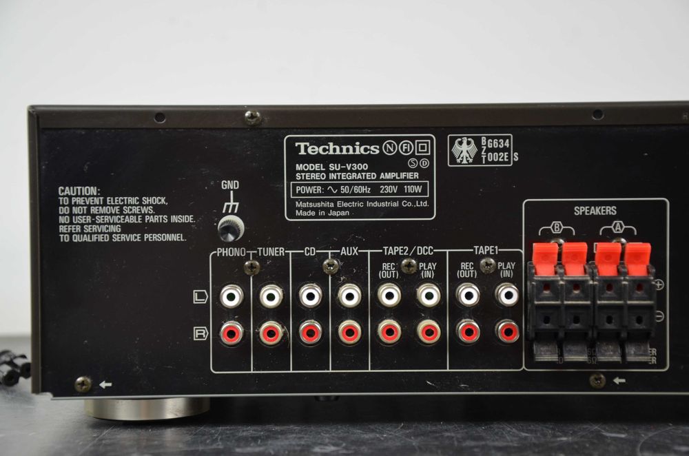 W super stanie wzmacniacz stereo TECHNICS SU-V300 Japoński New Class A