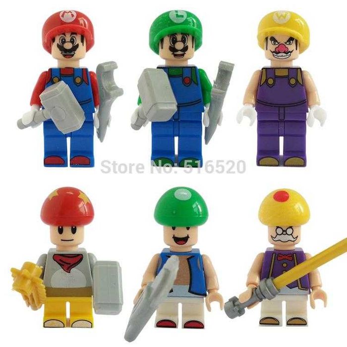 Figura tipo lego desenhos animados / jogos (vários - ver outras fotos)