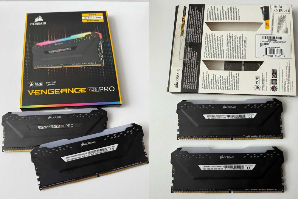 Corsair Vengeance RGB DDR4 3600 16gb(2x8) / Adata XPG Spectrix D50 DDR4 3600 16Gb(2x8)