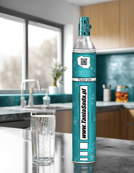 Gaz Soda CO2 425g do saturatorów Stream quick on twist on connect