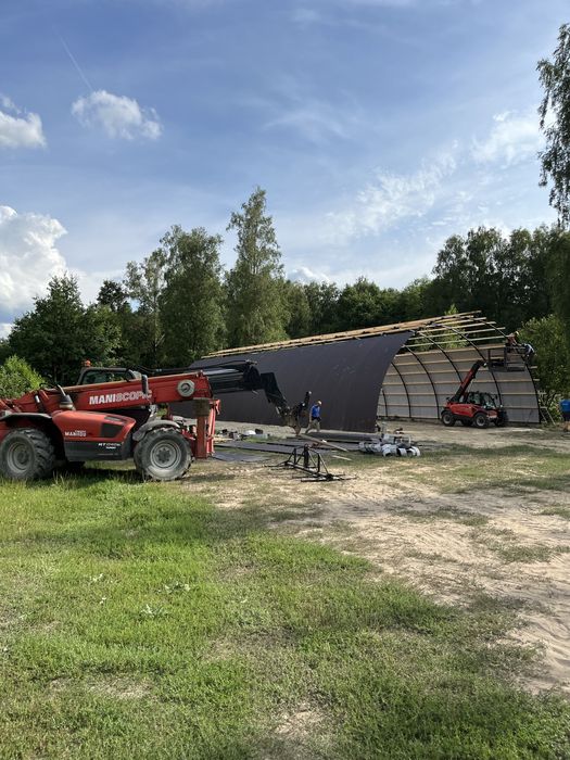 Konstrukcja hali łukowej