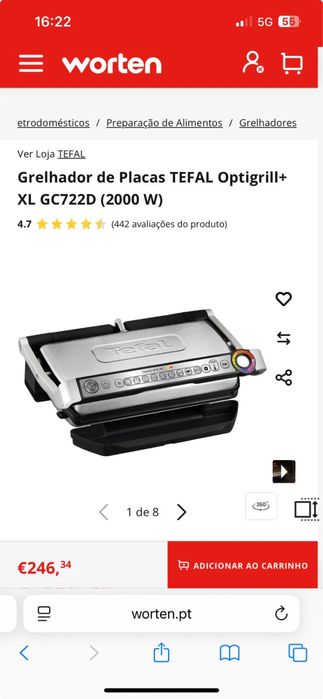 Grelhador de placas novo