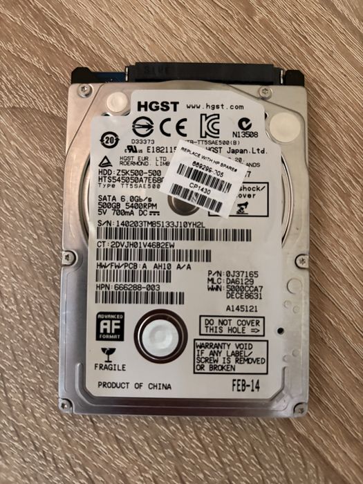 hdd 500 gb 2,5 - купити комплектуючі для ПК - Ціна на OLX.ua