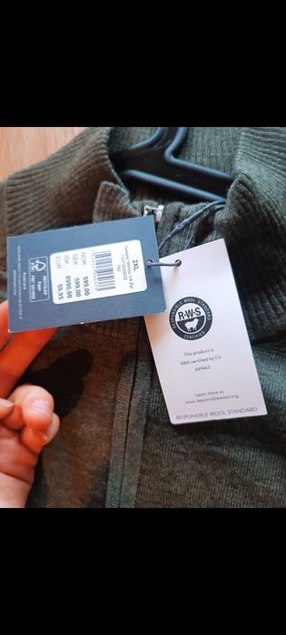 Nowy sweter termoaktywny wełna merino Cubus dressman XXL 2XL prezent