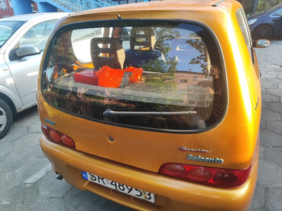 Klapa tylna tył bagażnika kod lakieru 510a Fiat 600 Seicento