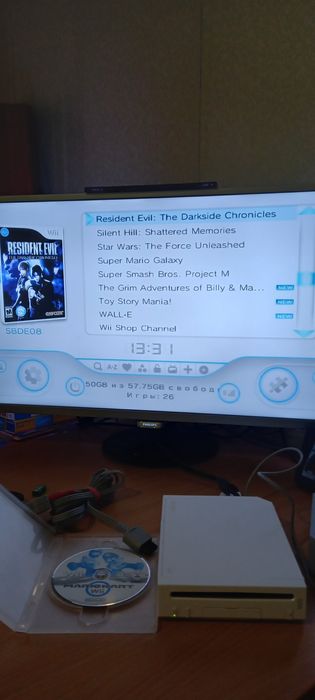 Игровая приставка Nintendo WII