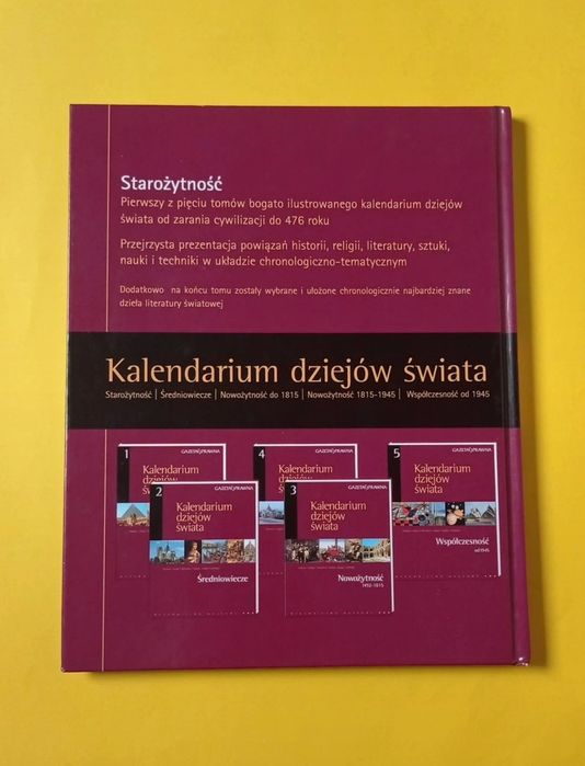 Kalendarium Dziejów Świata "Starożytność"
