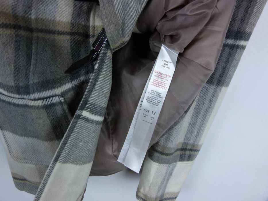 Redherring kurtka parka płaszczyk w kratę 12 / 40
