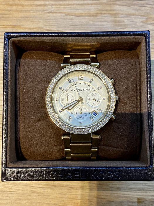 Oryginalny damski zegarek Michael Kors mk 5354, złoty