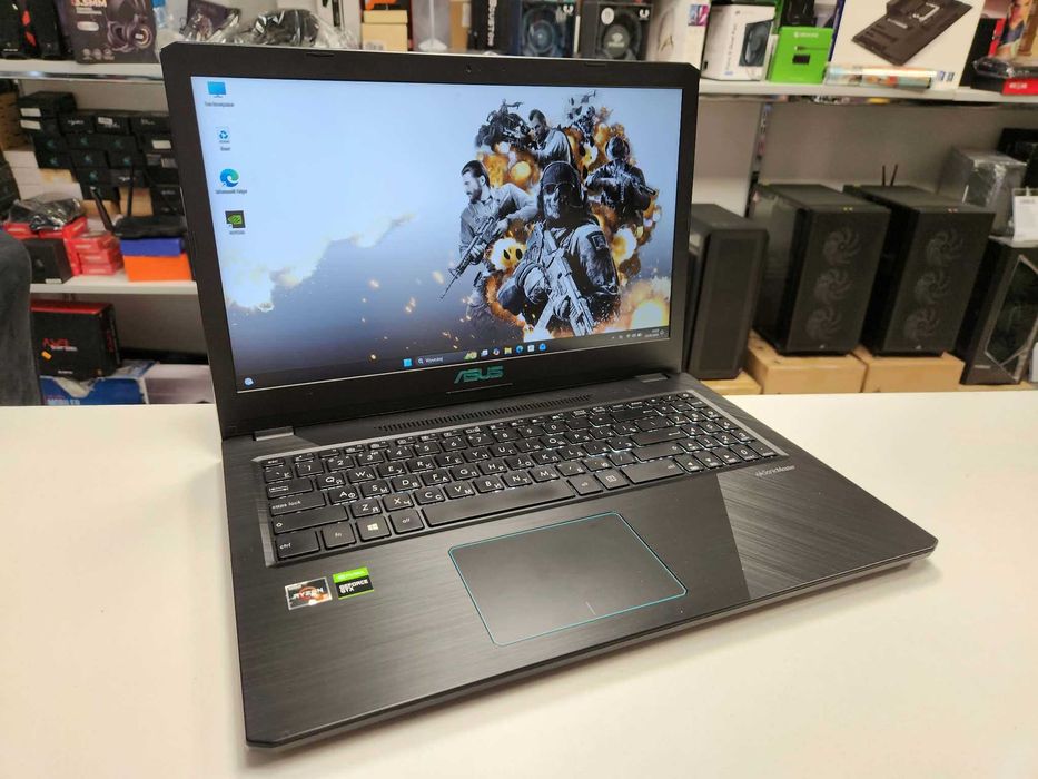 Laptop Asus M570D Ryzen 5 16GB GTX 1050 256SSD + 1TB Gwarancja