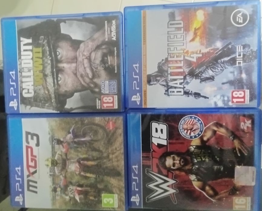 Vendo jogos de playstation4 em bom estado de funcionamento