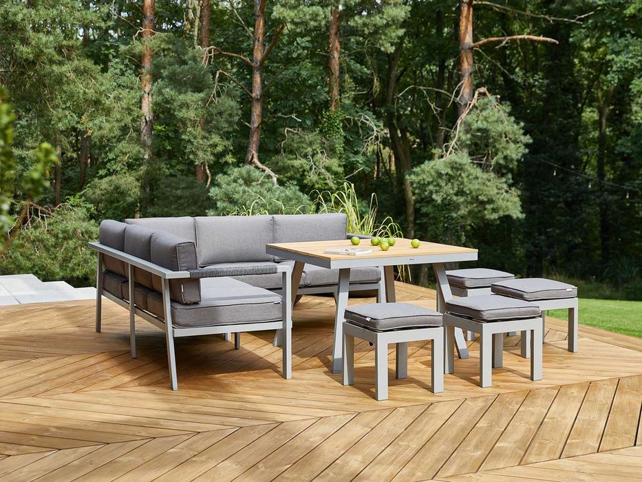 -60% Zestaw mebli ogrodowych ZUMM; GRADO II szary