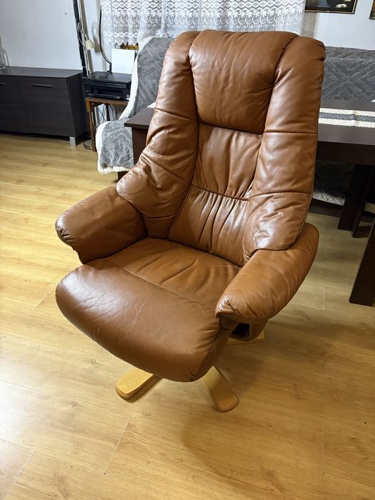 Sprzedam fotel z ekoskóry