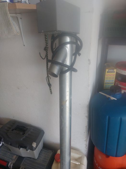 Caldeira a pellets adaptada