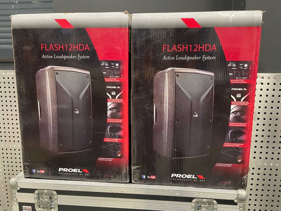 Głośniki, satelity aktywne Proel Flash 12HDA 600W RMS, Celestion