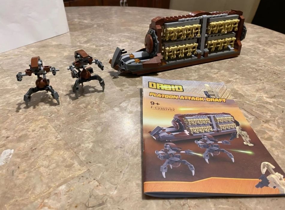 Конструктор Star Wars Авианосец Торговой Федерации  539 шт блоков лего