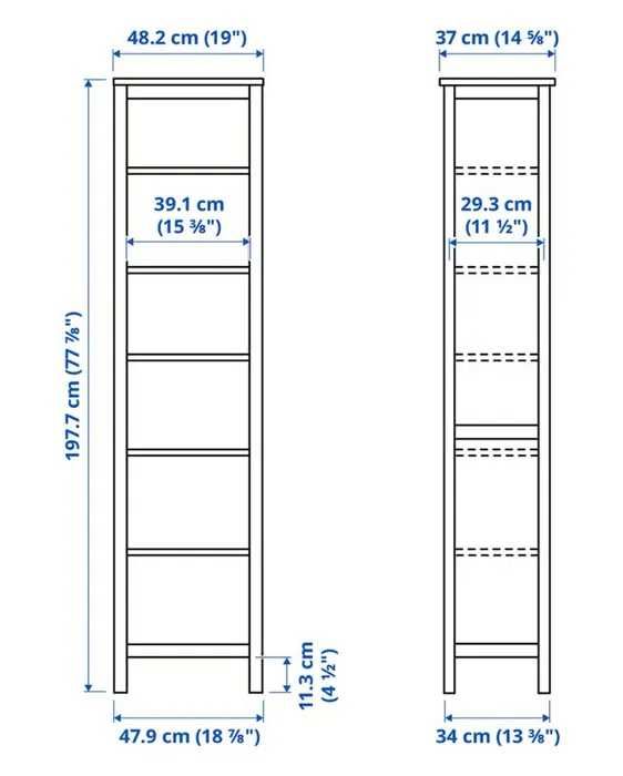 Regał Ikea Hemnes biały drewno