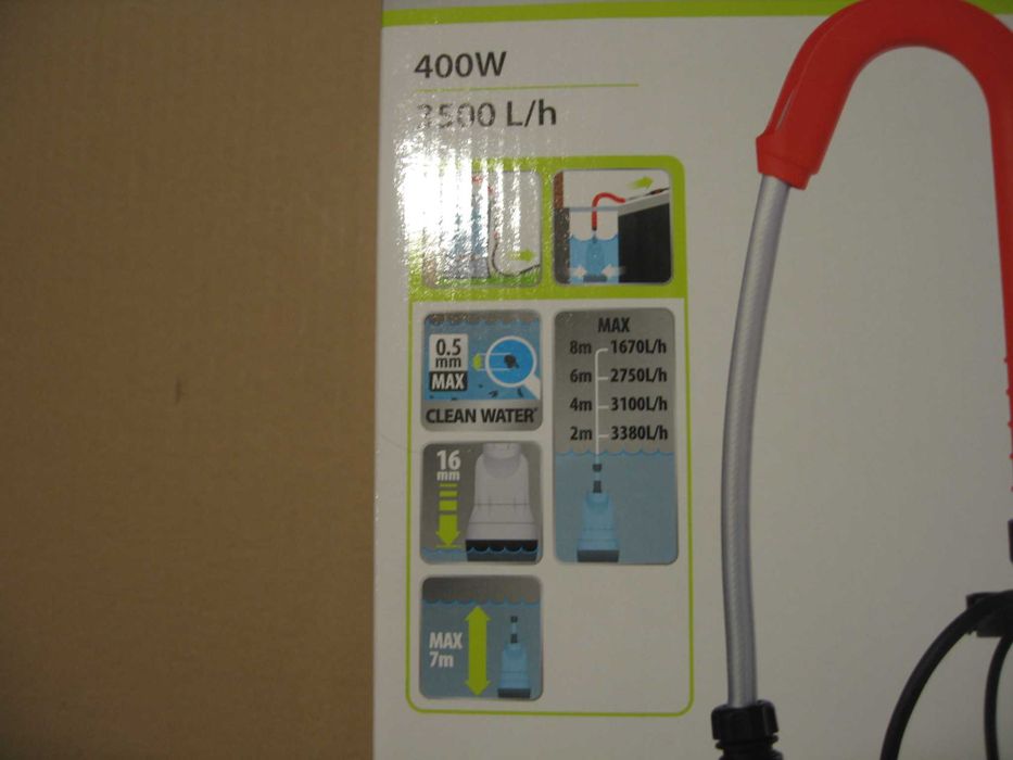 pompa do wody deszczówki do beczki 3500l/h 400W ciśnieniowa