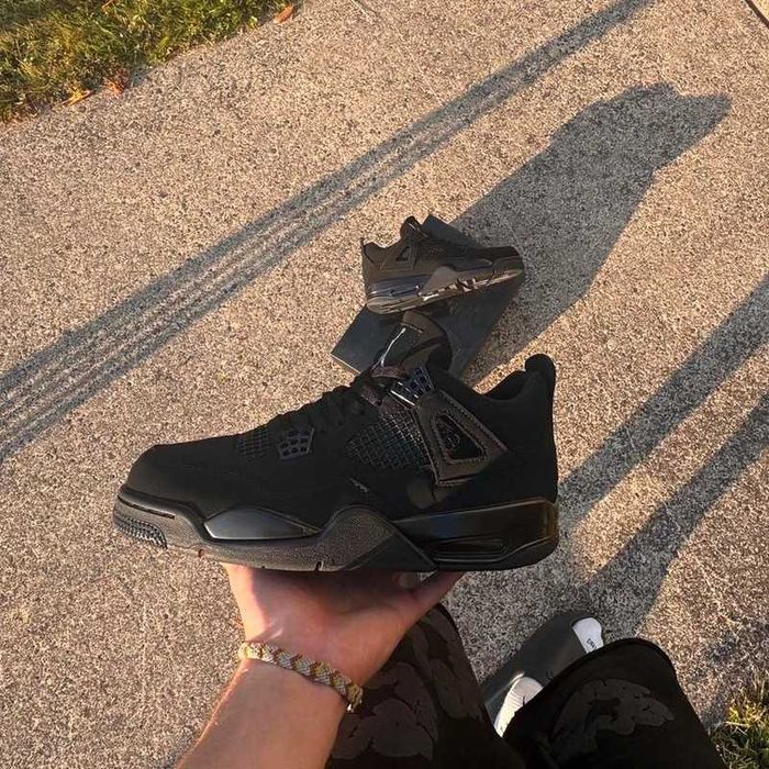 Jordan 4 Retro Black Cat R.46