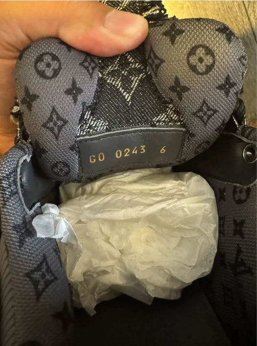 Louis Vuitton Skate Trainer Black Swarovski Monogram