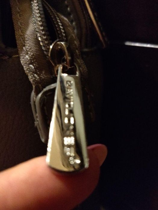 Добротна сумка  David Jones серая