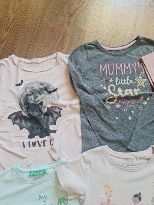 Футболки та реглани на дівчинку 5-6 років