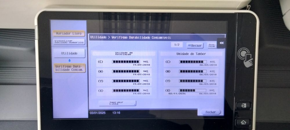 Vendo Konica Minolta C308 com 1 ano de garantia.