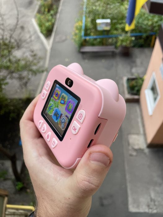 КРАЩА ЯКІСТЬ, Дитячий фотоапарат миттєвого друку Hoco, міні принтер