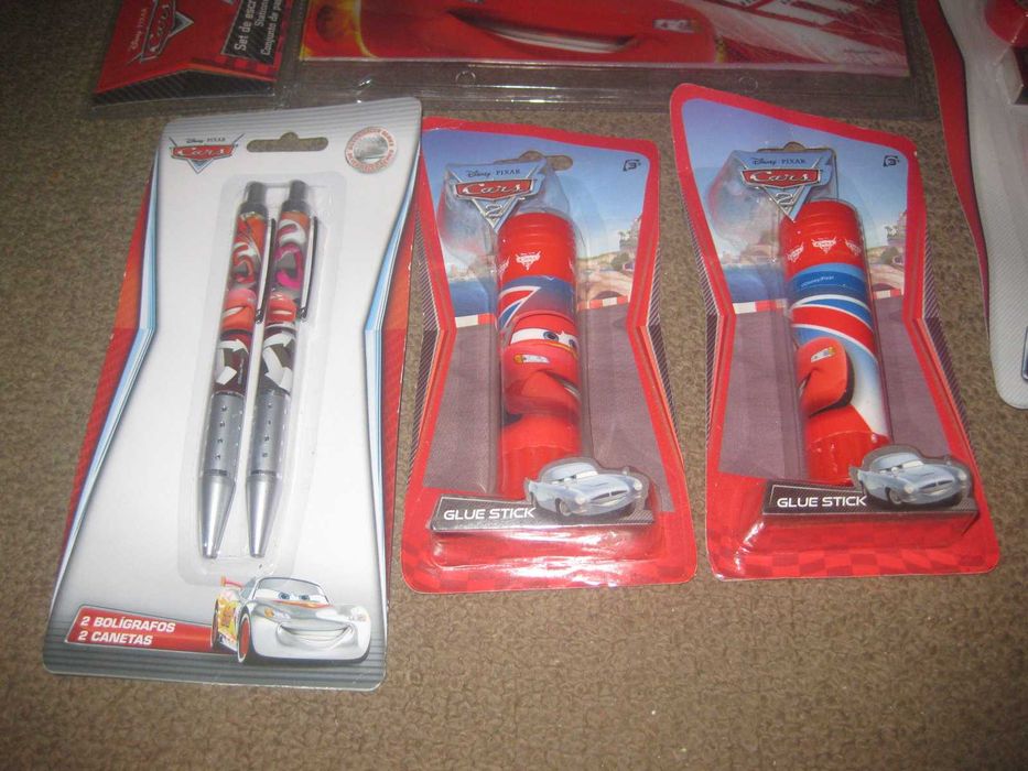 Pack Escolar "Carros" Novos e Embalados!