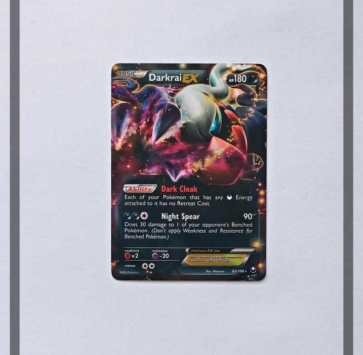 Darkrai Ex 63/108 DEX Pokemon ENG-NM