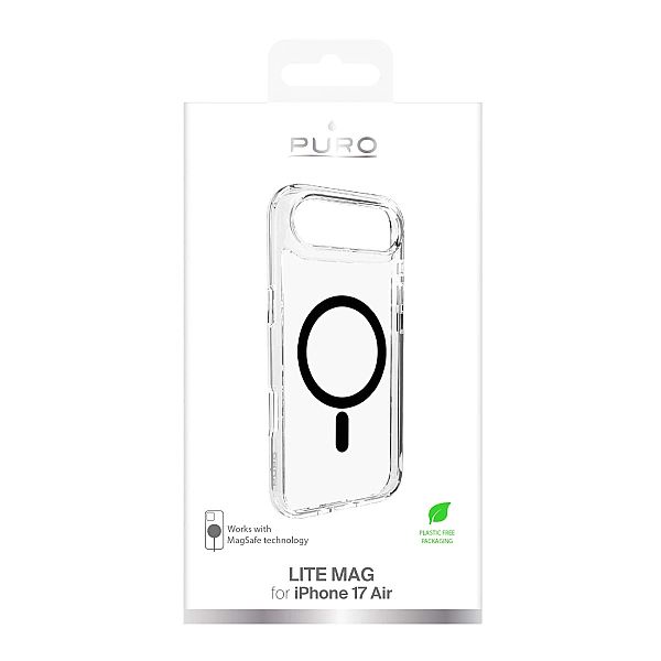 Etui Puro Lite Mag TPU+PC kompatybilne z MagSafe na iPhone 17 Air - pr